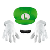 Kit De Acessórios Disguise Nintendo Super Mario Luigi Child