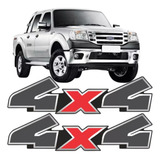 Kit De Adesivos Caçamba 4x4 Ford Ranger 2010 2011 2012