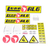 Kit De Adesivos Munck Luna ALG Ln 12505 Br + Etiquetas Mk