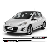 Kit De Adesivos Peugeot 308 Quiksilver - Frete Grátis