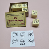 Kit De Carimbos Balões De Elogio - Pedagógicos