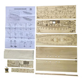 Kit De Construção De Modelo De Barco Brinquedo De Veleiro De