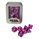 Kit De Dados Rpg: Pearl Pink