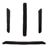 Kit De Espuma Reposição Forro Interno Capacete Lazer Genesis Cor Preto Tamanho U
