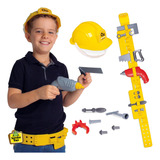 Kit De Ferramentas Construtor Infantil C/ Cinto Samba Toys