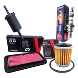 Kit De Filtros + Vela Iridium Fazer 250 2018 2019 2020