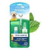 Kit De Higiene Bucal Tropiclean Fresh Breath Para Cães Grand
