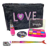 Kit De Maquiagem Adolescente + Esmalte Now United + Pincel