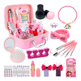 Kit De Maquiagem Infantil Completa Com Maletinha