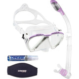 Kit De Mergulho Cressi Lince + Dry + Anti Fog + Strap