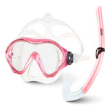 Kit De Mergulho Infantil Scuba Jr Speedo - Rosa Claro Únic