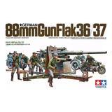 Kit De Modelo Tamiya 35017 1/35 German 88 Mm Gun Flak 36/37