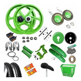 Kit De Montagem Acessorios Bicicleta Infantil Aro 16 Cores