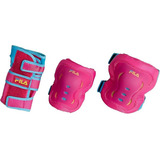 Kit De Proteção Infantil Fila Skates Bella Pink