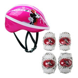 Kit De Proteção Infantil Minnie Rosa Multikids - Br1162