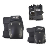 Kit De Proteção Traxart Pro-t Dg 300 Preto - Patins E Skate
