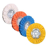 Kit De Rodas De Polimento De Vias Aéreas, Roda De Tecido Par