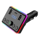 Kit De Transmissor Fm Bluetooth Durável Com Carregamento Usb