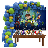 Kit Decoração De Festa Infantil Ben 10 M