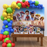 Kit Decoração De Festa Infantil Patrulha Canina Filme M