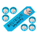 Kit Delirium Tapete Esteira Porta Copo Apoio + 8 Porta Copos