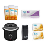 Kit Depilação C/ Cera Quente Termocera + Rolon Mega Bell