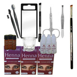 Kit Design Sobrancelha Profissional Henna Makiaj E Macrilan