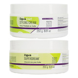 Kit Deva Curl Styling Cream E Super Cream 2x250ml