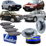 Kit Disco E Pastilha Fiat Uno Mille 1991 92 93 94 95 96 97