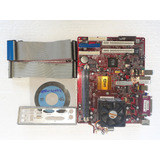 Kit Duron 1600 462 + Pc Chips M810dlu + Memoria + Brinde