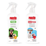 Kit Educador Canino Sanitario Nao Pode + Pode Para Caes Gato