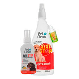Kit Educador Sanitário Canino Pet Spray Dog Xixi E Bite Stop