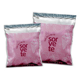 Kit Embalagens Térmicas Sorvetes P + G - 200 Unidades Cada