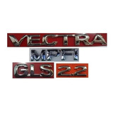 Kit Emblemas Chevrolet Vectra Gls 2.2 Mpfi 1996 A 2001