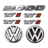 Kit Emblemas Gol Bola 4x Tsi 2000+ Volkswagen Mala E Grade