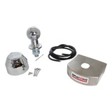 Kit Engate Capa Inox 90mm Esfera Abnt Tomada 6 Polos C/ Fio