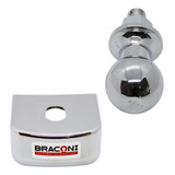 Kit Engate Reboque Capa Abs 90mm E Esfera Cromada 50mm 