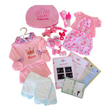 Kit Enxoval Princesa Mamãe Reborn - 25 Acessórios