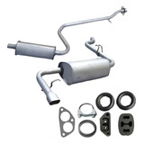 Kit Escapamento Completo Uno Mille Fire Flex 2002/2006