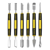 Kit Espátulas Metal Reparo Manutenção Profissional Te-666