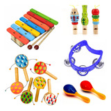 Kit Especial Instrumentos Musicais Infantis Montessorianos 