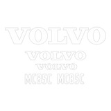 Kit Etiquetas + Adesivos Minicarregadeira Volvo Mc85c