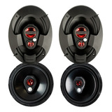Kit Fácil Falante Bomber 6 + 6x9 250rms Prático Bbr6 Bbr6x9