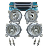 Kit Farol Auxiliar Compatível Scania S5 Série 5milha Neblina