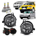 Kit Farol De Milha Gol Saveiro Parati G4 2006 A 2014 + Led