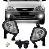 Kit Farol Milha Corsa Classic 2003 2004 05 06 A 2010 Bt Alt