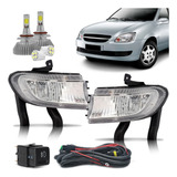 Kit Farol Milha Corsa Classic 2011 2012 2013 14 15 16 + Led