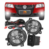 Kit Farol Milha Neblina Gol G4 Botão Mod. Original