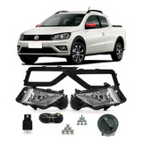 Kit Farol Milha Neblina Gol Voyage Saveiro G7 G8 Completo