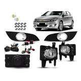 Kit Farol Milha Vectra Gt 2009 2010 2011 Grade Botao Xenon